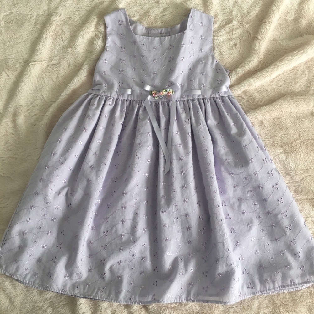 Jona Michelle lavender eyelet dress